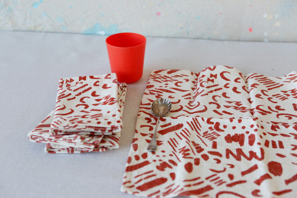 Red-is-Best Table Linens